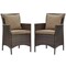 Modway Conduit Outdoor Patio Wicker Rattan Dining Armchair Set of 2-EEI-4030